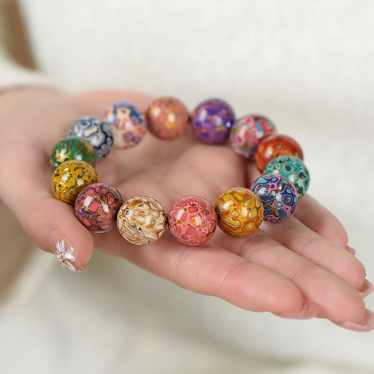 Natural Daqi Lacquer Bead Bracelet – Crafted from Lacquer Tree Sap | Ancient Chinese Heritage
